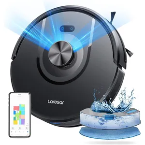 Laresar - Aspirateur Robot Laveur, 5000Pa 3 en 1 Robot Aspirateur Navi... pas cher