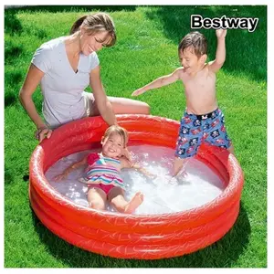 Comparateur de prix : Bestway - Piscine Gonflable - 102 Cm - Vert, Rouge Ou Bleu - Aleatoire