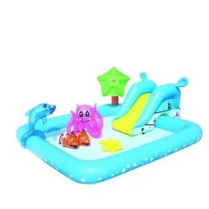 Comparateur de prix : Piscine Aquarium Rectangulaire 239X206 h. 86 Bestway BW53052