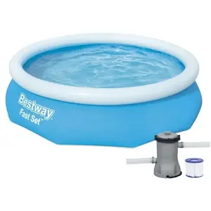 Comparateur de prix : ETT - Piscine de jardin d'extension 305 x 76 cm set 9en1 Bestway 57270