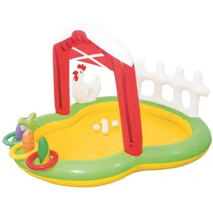 Bestway Piscine Gonflable Ovale Lil´farmer 175x147x102 Cm 121L pas cher