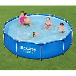 Comparateur de prix : BESTWAY Piscine ronde Steel Pro Frame Pools - 305x305x76 cm - Bleu