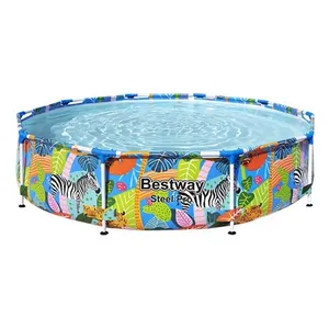 Comparateur de prix : Piscine hors sol tubulaire BESTWAY - Steel Pro  - 305 x 66 cm - Ronde