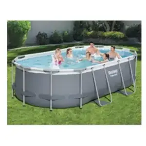 Bestway Piscine hors sol Power Steel Ovale 427x250x100 cm TU
