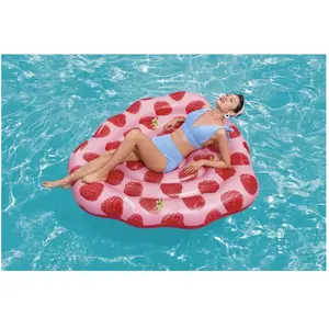 Bestway® 65" x 59.5"/1.65m x 1.51m Scentsational Raspberry Pool Float pas cher