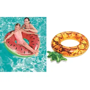 Comparateur de prix : Bestway Bouée gonflable baignade Summer fruit ananas Jaune Taille : Unique