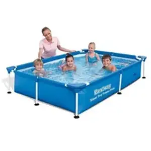 Bestway Piscine hors sol rectangle Steel Pro(tm) 221 x 150 x 43 cm bleu clairVendu paramazon