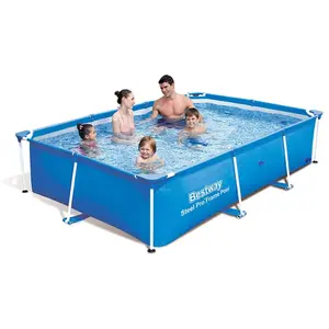 Comparateur de prix : Pool Improve Piscine avec cadre en acier Steel Pro 259x170x61 cm 56403 Bestway n/a
