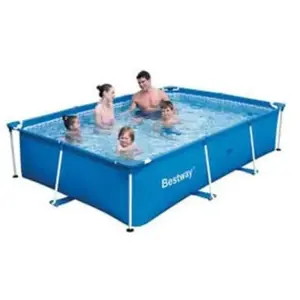 Bestway Piscine Tubulaire Amovible pour Enfants Deluxe Splash Frame Pool 400x211x81 cm
