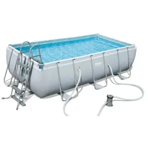 Comparateur de prix : Bestway Piscine hors sol rectangulaire Power Steel 404 x 201 x 100 cm