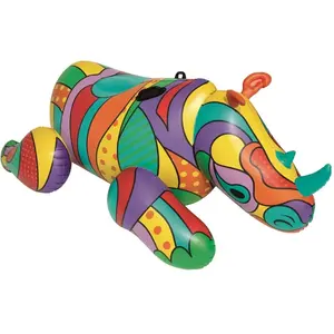 Comparateur de prix : Bestway Bestway Chevauchable Fashion Pop Rhino - 201 X 102 Cm