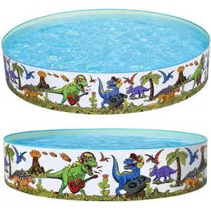 Piscine de jardin dinosaures 244x46cm Bestway 55001 pas cher