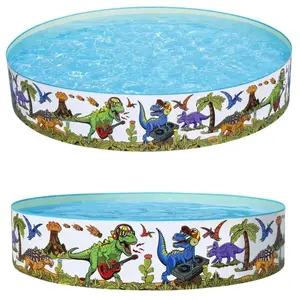 Piscine Dinosaures Rigide Ronde 183 h 38 Bestway BW55022