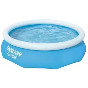 Comparateur de prix : Bestway Piscine Gonflable Ronde Fast Set Ø 305x76 Cm