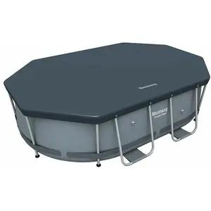 Comparateur de prix : Bestway Bâche 4 saisons pour piscine hors sol Power Steel ovale 300 x 200 cm