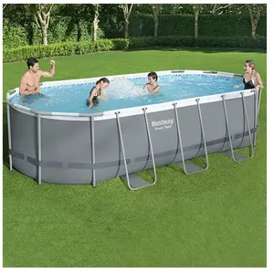 Alice's Garden Piscine tubulaire Bestway 5.49m x 2.74m x 1,22m filtre cartoucheVendu parcarrefour
