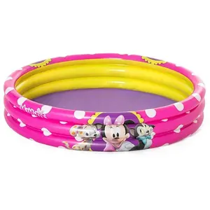 BESTWAY Disney Minnie Planschbecken 122 x 25 cm Pataugeoire, 91079, Couleur pas cher