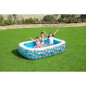 Comparateur de prix : Bestway 54120 Piscine gonflable Deluxe décor poissons 229 x 152 x 56 cm