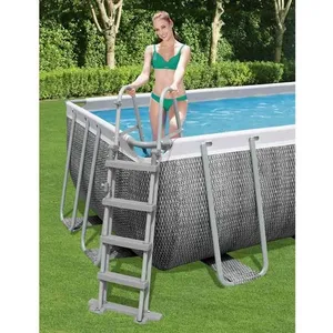 Comparateur de prix : Bestway Echelle de sécurité pour piscine hors sol 4 marches