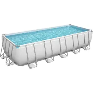 Comparateur de prix : Bestway Piscine tubulaire Power Steel- Rectangulaire - L640xH132xP274cm