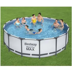 Comparateur de prix : Bestway Ensemble de piscine Steel Pro MAX Rond 457x122 cm TU