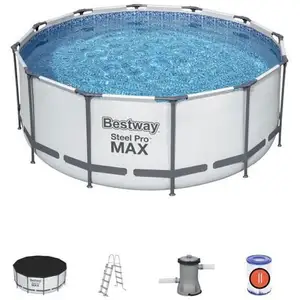 Comparateur de prix : Piscine tubulaire Steel Pro Max ronde 3,66 x 1,22 m - Bestway
