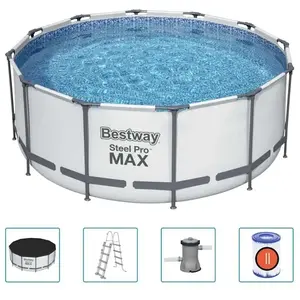 Ensemble de piscine Steel Pro MAX Rond 366x122 cm BestwayVendu parvidaxl