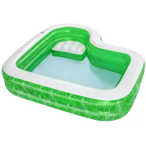 Pataugeoire gonflable pour enfants Bestway Vert 231 x 231 x 51 cm pas cher