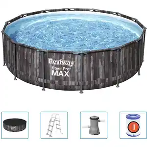 Comparateur de prix : Bestway Ensemble de piscine ronde Steel Pro MAX 427x107 cm TU