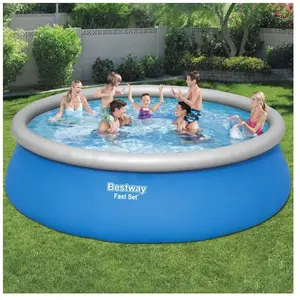 Comparateur de prix : Bestway Piscine Hors Sol 1057289GSX21 Ronde 13.8L Polychlorure de Vinyle Bleu