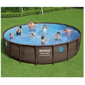 Comparateur de prix : Bestway Bestway Ensemble de piscine Power Steel 549x122 cm