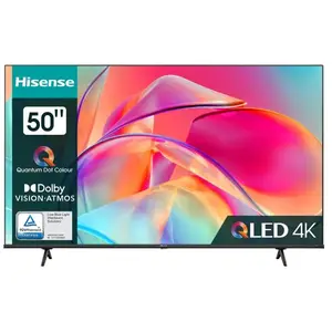 Hisense - 50e77kq Tv 127 Cm (50') 4k Ultra Hd Smart Tv Noir 250 Cd / M² pas cher