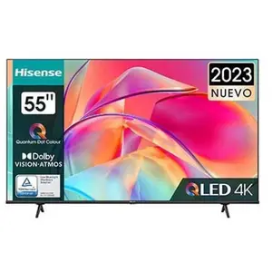 Hisense 55e77kq tv 139,7 cm (55) 4k ultra hd smart tv noir 250 cdm² pas cher