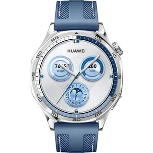 Comparateur de prix : Huawei Watch GT5 GPS NFC 46mm AMOLED Acier Inoxydable Brun M Étanche IP69K SpO2