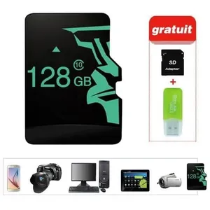 Comparateur de prix : Carte Mémoire Micro SD 128go Class 10 - LULUA - VEHOOT V18 - Noir