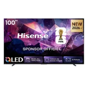 TV Hisense QLED 100E7S PRO 253 cm 2026 pas cher