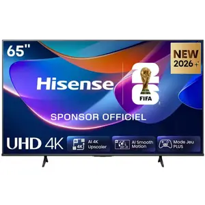 TV Hisense 65A6S (2026) 65" VA UHD 4K Noire