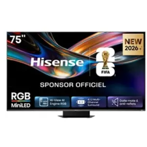 Comparateur de prix : TV RGB MiniLED HISENSE 75UR9S (189cm)