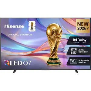 Hisense 75q7s 190,5 Cm (75") 4k Ultra Hd Smart Tv Wi-fi Nero pas cher