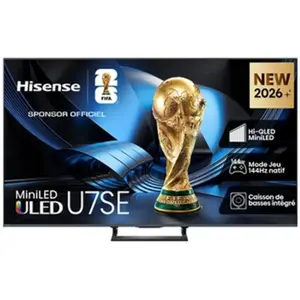 TV Hisense Mini LED QLED 65U7SE 164 cm 2026 pas cher