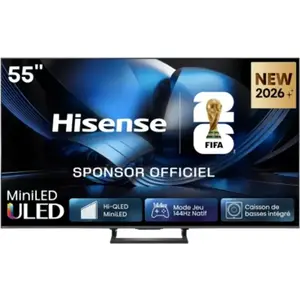 TV Hisense 55U7SE (2026) 55" Mini-LED ULED UHD 4K pas cher