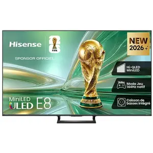 Comparateur de prix : Hisense Hisense 50E8S 50" (126 cm) 4K UHD Mini LED Smart TV