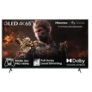 Téléviseur 164 cm UHD 4K QLED HISENSE 65E77NQ PRO pas cher