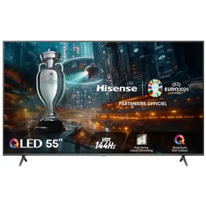 Téléviseur 4K QLED 55'' 139 cm HISENSE 55E77NQ PRO pas cher
