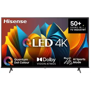 Hisense 43E7NQ TV 109,2 cm (43") 4K Ultra HD Smart TV Wifi Noir, Gris pas cher