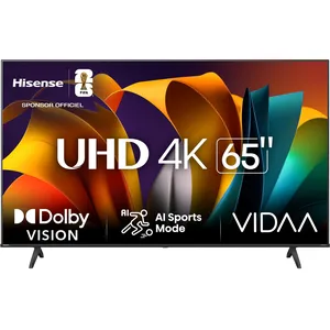 Hisense 65A6N TV 165,1 cm (65") 4K Ultra HD Smart TV WiFi Noir 300 CD pas cher