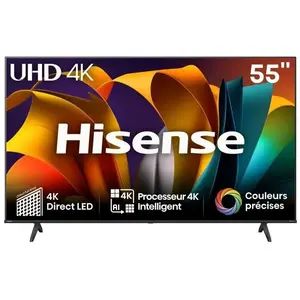 Comparateur de prix : Hisense Hisense 55A6N 55" (140 cm) Direct LED TV, 4K Ultra HD