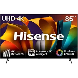 Hisense 85A6N TV 2,16 m (85") 4K Ultra HD Smart TV Wifi Noir 400 cd/m² pas cher