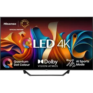Hisense 43A79NQ Smart TV 43 pouces (108 cm), 4K, DVB-T2 HEVC, Noir, Classe énergétique F pas cher