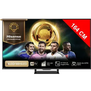 Comparateur de prix : TV Mini Led HISENSE 65U7Q PRO 2025